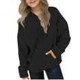 thumbnail image 1 of TBWNWG Girls Hoodies & Sweatshirts Pullover Warm Thickened Hooded Sweatshirt for Toddler and Big Kids Casual Outerwear,Size 5-6 Years, 1 of 9