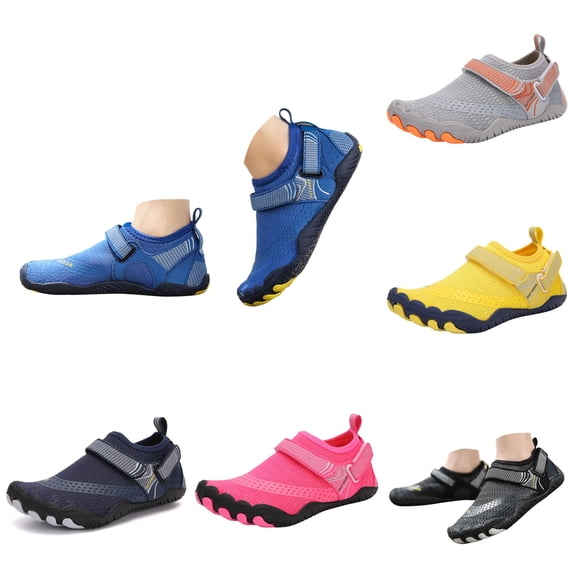 TBWNWG Girls Lightweight Beach Water Ready Sneakers for Kids—Non Barefoot Style Outdoor Utility Shoes for Everyday Play and School