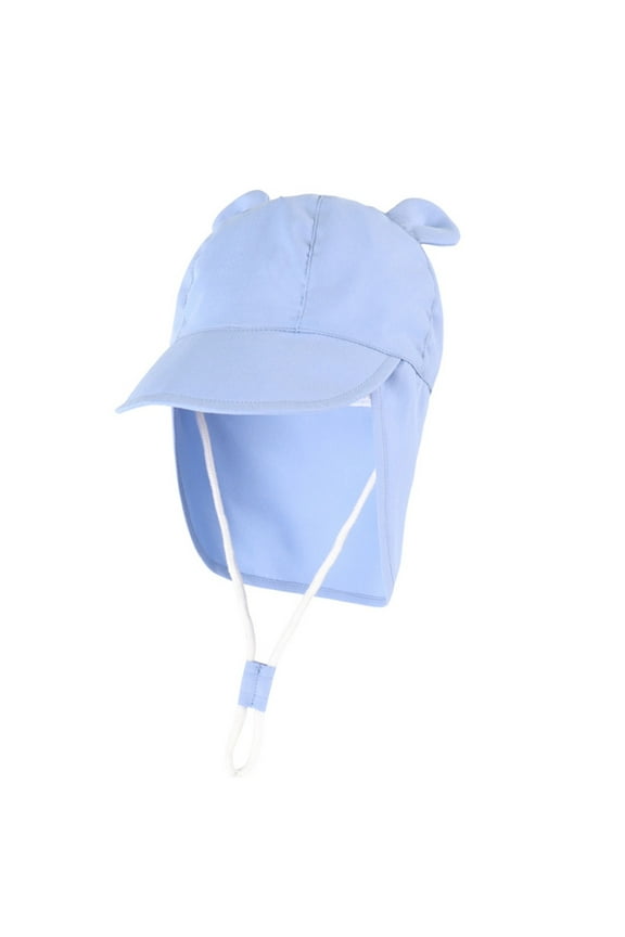 Girls Summer Hat,Toddler Kids Sun Hats UPF 50+ Wide Rigid Brim Boys Girls Beach Swim Sunhat 6-12 Months