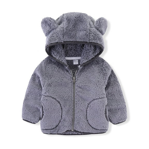 TBWNWG Girls Winter Coat,Girls Winter Coat Jacket for Children Toddler Outerwear Hooded Warm for Young Girls,Sizes 1-2 Years