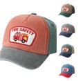 thumbnail image 1 of TBWNWG Kids Firetruck Embroidered Baseball Cap Adjustable Washed Trucker Hat Summer Sun Sports Outdoor Accessories for Boys Girls Age 2-8,Size 2-8 Years, 1 of 4