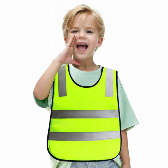 TBWNWG Kids Reflective Vest for Enhanced Visibility for Cycling and Skiing Activities in Outdoor Adventures for Girls,Size 3-10 Years