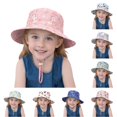 thumbnail image 1 of TBWNWG Kids Sun Hat Breathable Fisherman Cap Summer Beach Toddler Outdoor Casual Protective Wide Brim Adjustable Lightweight for Boys Girls,Size 0-8 Months, 1 of 5