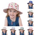 thumbnail image 1 of TBWNWG Kids Sun Hat Breathable Fisherman Cap Summer Beach Toddler Outdoor Casual Protective Wide Brim Adjustable Lightweight for Boys Girls,Sizes 0-8 Months, 1 of 5