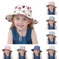 thumbnail image 1 of TBWNWG Kids Sun Hat Breathable Fisherman Cap Summer Beach Toddler Outdoor Casual Protective Wide Brim Adjustable Lightweight for Boys Girls,Sizes 6-24 Months, 1 of 5