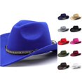 thumbnail image 1 of TBWNWG Kids Western Cowboy Hat for Children Or Style Hat for Boys and Girls Sun Adjustable Fit Easy Care Baby Toddler Headwear for Everyday Adventures,Sizes 6-12 Years, 1 of 3