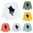 thumbnail image 1 of TBWNWG Little Boys Girls Unisex Cartoon Animal Dinosaur Print Pullover Hoodie Kids Sweatshirt Crew Neck Casual Top for Toddler Youth, 1 of 3
