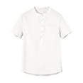 thumbnail image 1 of TBWNWG Men T Shirts Summer Pocket Casual Short Round Solid Sleeve Top Neck for Men,Size 2XL, 1 of 5