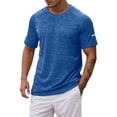 thumbnail image 1 of TBWNWG Men's Athletic Performance T-Shirt for Sports Fitness Gym Workouts Loose Fit Solid Color Wicking Fabric Summer Spring Season Lightweight Comfort,Sizes 4XL, 1 of 6