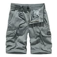 thumbnail image 1 of TBWNWG Men's Cargo Pants Casual Comfortable Outdoor Fashion Versatile Utility Cargo Shorts with Multiple Pockets,Sizes 34, 1 of 4