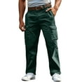 thumbnail image 1 of TBWNWG Men's Casual Cargo Pants Comfortable Loose Fit Workwear Trousers Durable Stretch Fabric Ideal for Daily Outdoor Activities Sizes M, 1 of 6