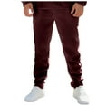 thumbnail image 1 of TBWNWG Men's Casual Pants Autumn Leisure Solid Trousers Comfortable Fashionable Attire for Everyday Wear,Size XL, 1 of 8