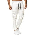 thumbnail image 1 of TBWNWG Men's Casual Pants Baggy Solid Sweatpants with Elastic Sport Pockets for Everyday Use,Size XL, 1 of 9