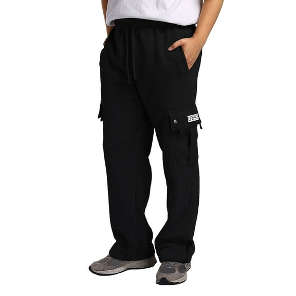 TBWNWG Men's Casual Pants Male Fitness Running Trousers Drawstring Loose Waist Solid Color Pocket Sweatpants,Sizes L