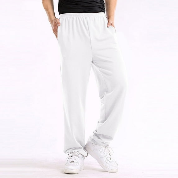 TBWNWG Men's Casual Pants Youth Warm Loose Fashion Straight Fit,Size XL