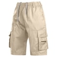 thumbnail image 1 of TBWNWG Men's Casual Shorts - Lightweight Cargo Hiking Shorts with 6 Pockets for Outdoor Activities,Sizes M, 1 of 4