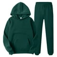 thumbnail image 1 of TBWNWG Men's Fashion Tracksuit Set Autumn Winter Casual Athletic Wear Hooded Sweater with Jogger Pants Comfortable Outfit,Sizes 3XL, 1 of 4