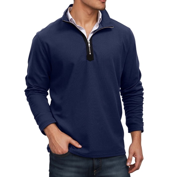 TBWNWG Men's Knit Long Sleeve Shirt Winter Thermal Pullover Casual Slim Fit Button Up Top for Everyday Wear and Colder Seasons,Sizes XL