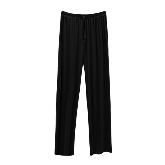 TBWNWG Men's Loungewear Pants Comfortable Relaxed Fit Sleepwear Bottoms Soft Lightweight Home Wear Casual Elastic Waistband Straight Leg Design Breathable Fabric,Size 4XL