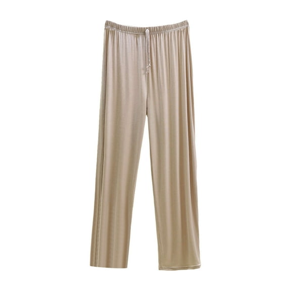 TBWNWG Men's Loungewear Pants Comfortable Relaxed Fit Sleepwear Bottoms Soft Lightweight Home Wear Casual Elastic Waistband Straight Leg Design Breathable Fabric,Size 3XL