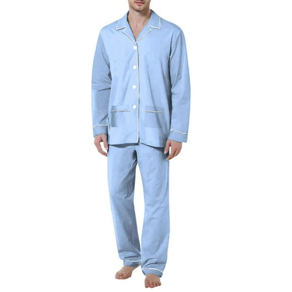 TBWNWG Men's Loungewear Set Soft Comfortable Home Wear Relaxation Two Piece Pajama Outfit For Cozy Evenings,Sizes L