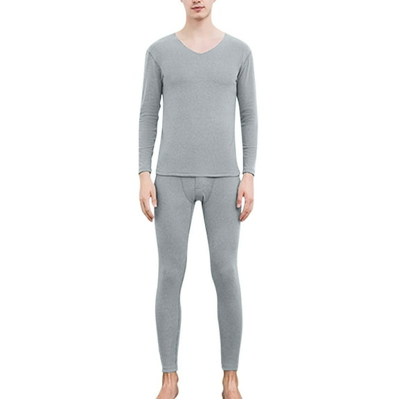 TBWNWG Men's Milk Silk Thermal Underwear Set Constant Temperature Seamless Comfort for Autumn Winter Seasons,Size 3XL