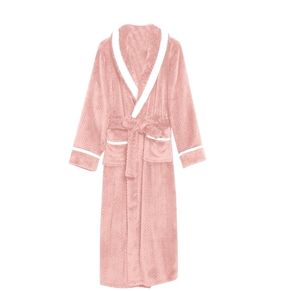 TBWNWG Men's Pajama & Sets & Loungewear Extra Long Thick Flannel Couples' Bathrobe Plus Size Sleepwear for Comfort and Relaxation,Sizes 3XL