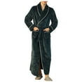 thumbnail image 1 of TBWNWG Men's Winter Bathrobe Long Loungewear Cozy Home Wear Soft Cloth Kimono Robe for Gentlemen,Sizes M, 1 of 3