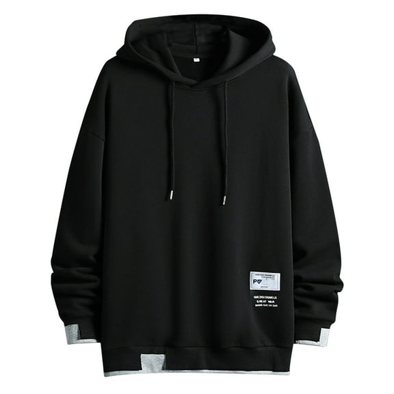 TBWNWG Mens Hoodies Pullover,Men's Pullover Hoodies Long Sleeve Drawstring Casual Active Hooded Sweatshirts With Pockets,Size 3XL