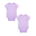 thumbnail image 1 of TBWNWG Onesies Girl Unisex Baby Solid Baby Bodysuit,2-Pack, 1 of 4