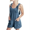 thumbnail image 1 of TBWNWG Overall Shorts Summer Solid Color Short Jumpsuit for Girls,Size 13-14 Years, 1 of 4