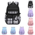 thumbnail image 1 of TBWNWG School Backpack for Ages 7-16 Elementary Middle Students Lightweight Large Capacity Double Shoulder Bookbag with Multiple Pockets Daily Commute Casual, 1 of 6