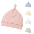 thumbnail image 1 of TBWNWG Soft Baby Knot Hat Cap Adjustable Toddler Boys Girls Kids Hats Caps Cozy Headwear,Sizes 3-6 Months, 1 of 5
