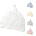 thumbnail image 1 of TBWNWG Soft Baby Knot Hat Cap Adjustable Toddler Boys Girls Kids Hats Caps Cozy Headwear,Sizes 6-12 Months, 1 of 5