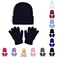 thumbnail image 1 of TBWNWG Soft Kids Winter Hat With Mittens for Boys Girls Toddler Youth Cold Weather Lined Cap,Size 2-8 Years, 1 of 6