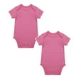 thumbnail image 1 of TBWNWG Solid Color Onesies Baby Boy Unisex Babies' Short Sleeve Bodysuit,2-Pack, 1 of 4