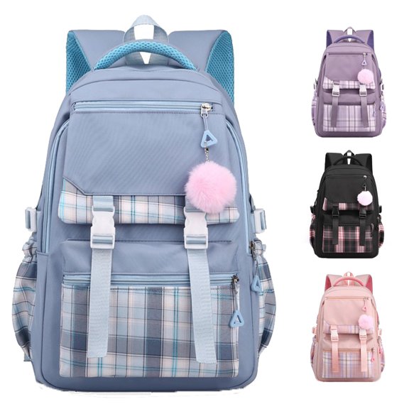TBWNWG Students Minimalist Students Backpack Stylish Laptop School Bag Lightweight Bookbag Multiple Pockets Students Everyday Commute