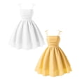 thumbnail image 1 of TBWNWG Dresses for Dances Sleeveless Strappy Casual Elastic Comfortable Outdoor Play Outfit,Size 11 Years, 1 of 6