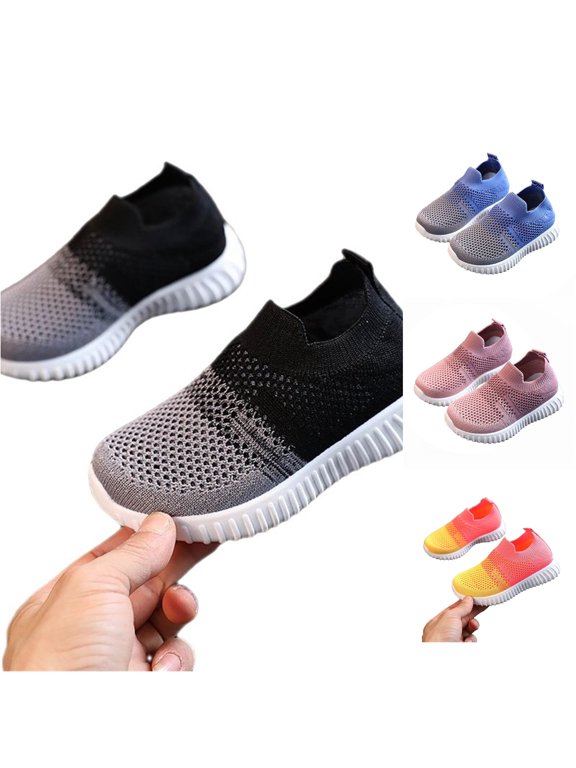 Toddler Boys Girls Sneaker On Shoes Kids Lightweight Breathable Walking Baby Sneakers