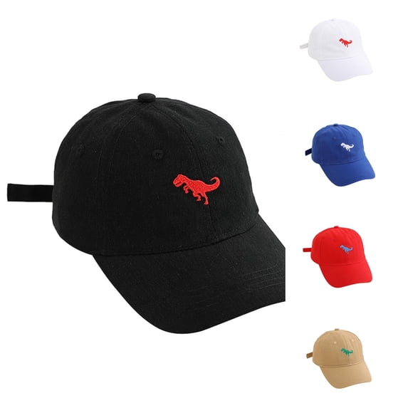 TBWNWG Toddler Kids Dinosaur Baseball Cap Adjustable Sun Hat UPF 50+ for Outdoor Play Spring Fall,Size 2-8 Years