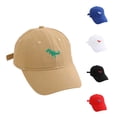 thumbnail image 1 of TBWNWG Toddler Kids Dinosaur Baseball Cap Adjustable Sun Hat UPF 50+ for Outdoor Play Spring Fall,Size 2-8 Years, 1 of 4