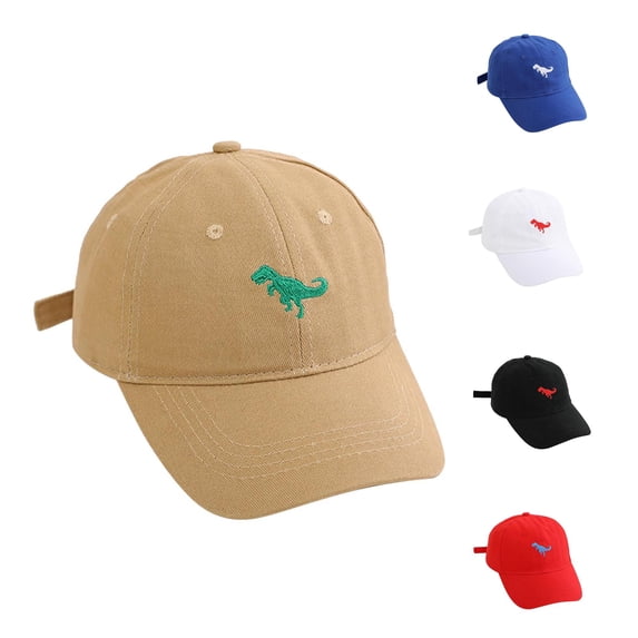 TBWNWG Toddler Kids Dinosaur Baseball Cap Adjustable Sun Hat UPF 50+ for Outdoor Play Spring Fall,Size 2-8 Years