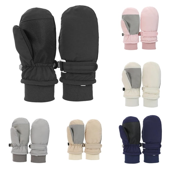 TBWNWG Toddler Mittens Winter Gloves for Kids Boys Girls Warm Skiing Outdoor Play Gear,Sizes 3-24 Months