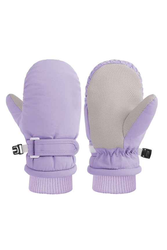 Toddler Ski Mittens Winter Warm Gloves for Boys Girls Outdoor Play And Cold Weather,Sizes 4-12 Years