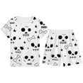 thumbnail image 1 of TBWNWG Toddler Summer Pajamas,Boys Outfits Set Casual Short Sleeve Pajama Suit Kids Halloween Print for Everyday Wear,Sizes 2-3 Years, 1 of 4