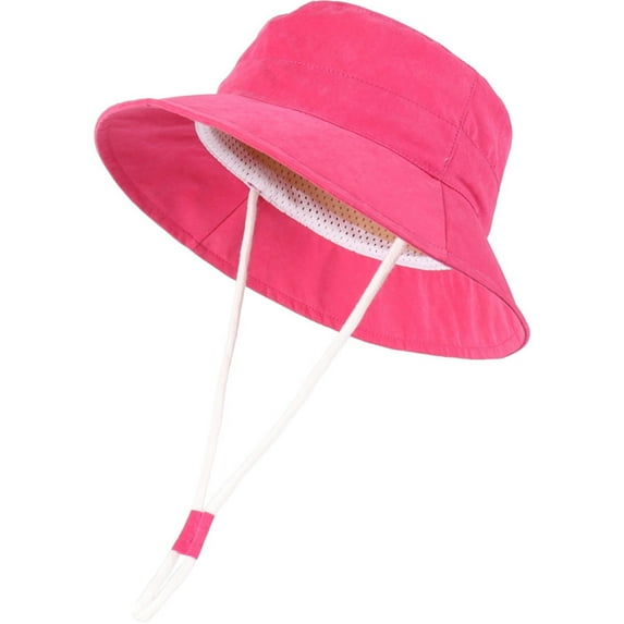 TBWNWG Toddler Sun Hat Breathable Sun Hat Cotton Foldable 50+ SPF Protective