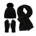 thumbnail image 1 of TBWNWG Winter Knitted Scarf Hat and Gloves Set for Adults with Cold Weather Outdoor Activities Accessories,One Size, 1 of 3