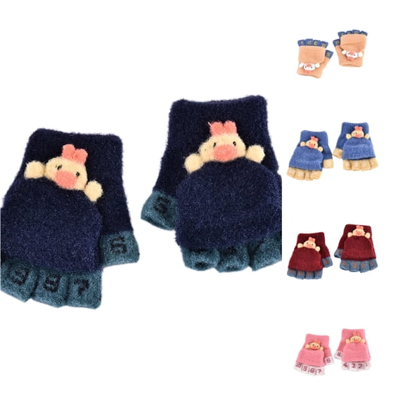 TBWNWG Winter Toddler Kids Boys Girls Soft Warm Wool Children Thermal Knit Accessories,2-6 Years