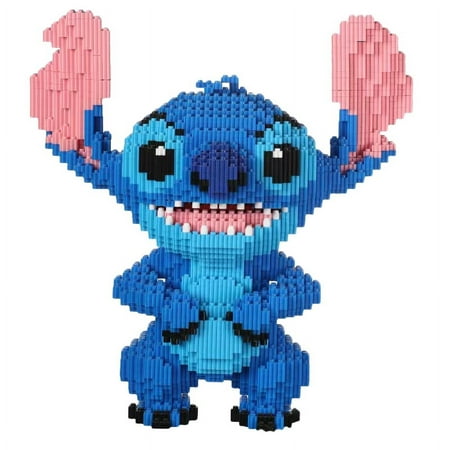 TBWYF Building Blocks 5600 Pieces Set, Mini Building Blocks for Ages 14 + Kids & Adults Blue Stitch