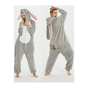 TBWYF Onesie Costumes One Piece Pajama Unisex Union Suits Animal Costume Rogue Rabbit M[156CM-165CM]